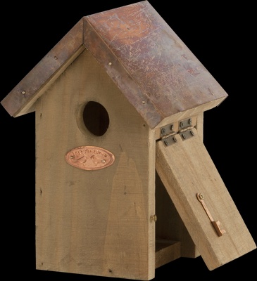 Nido Pajaros con Techo Cobre